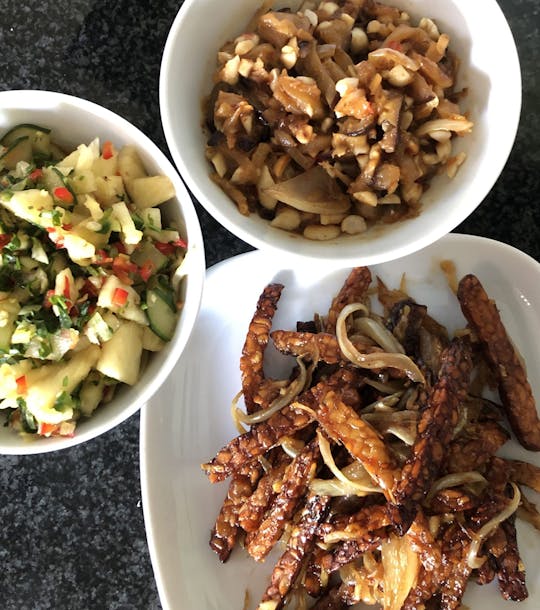 selection of plant-based foods