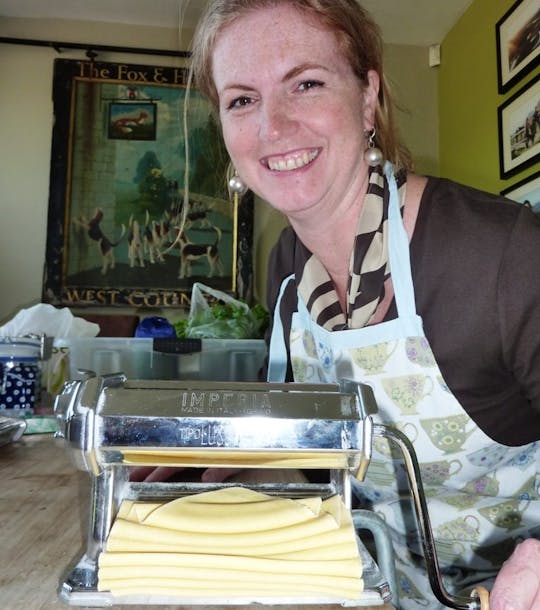 making homemade pasta